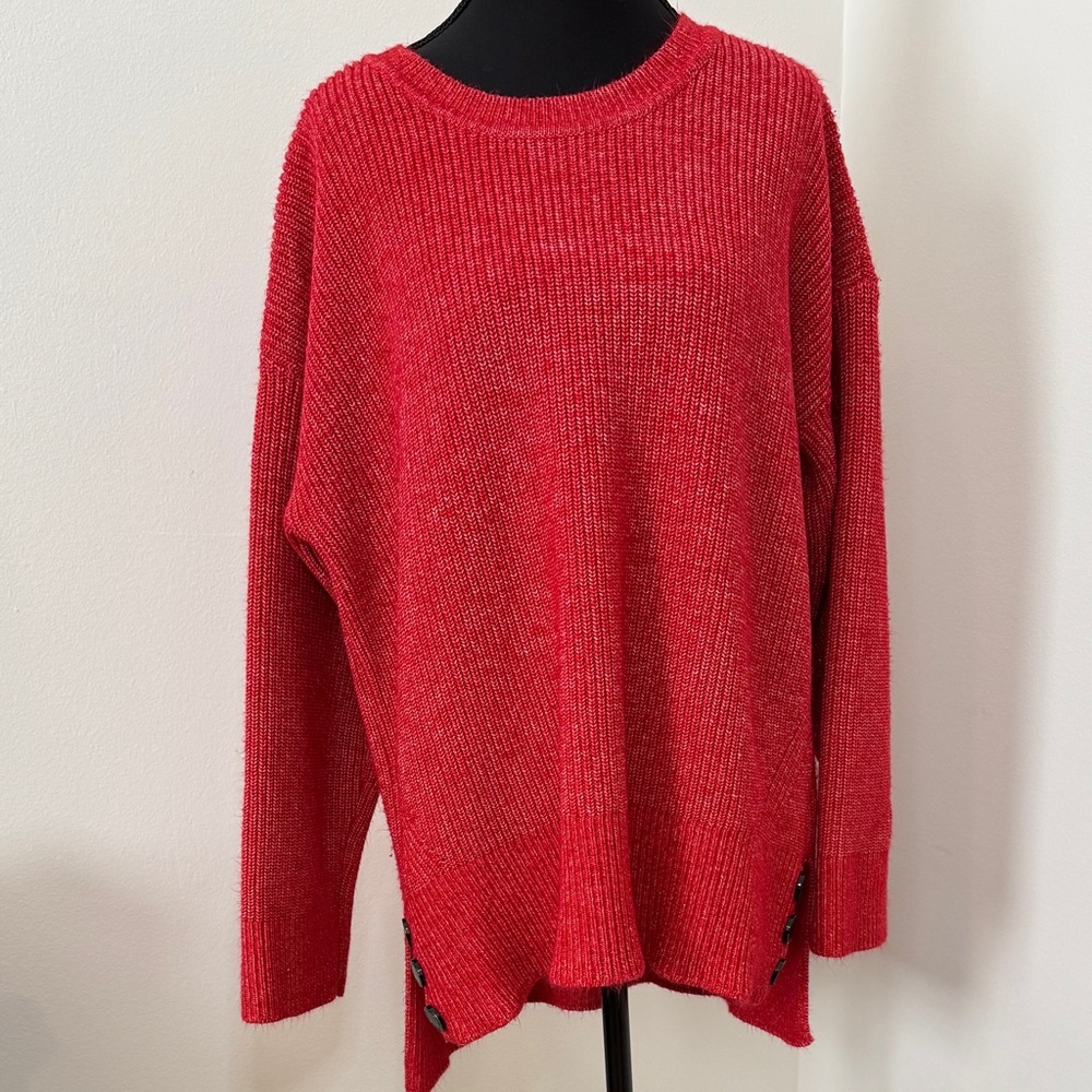Karl Lagerfeld Red Crew Neck‎ Sweater